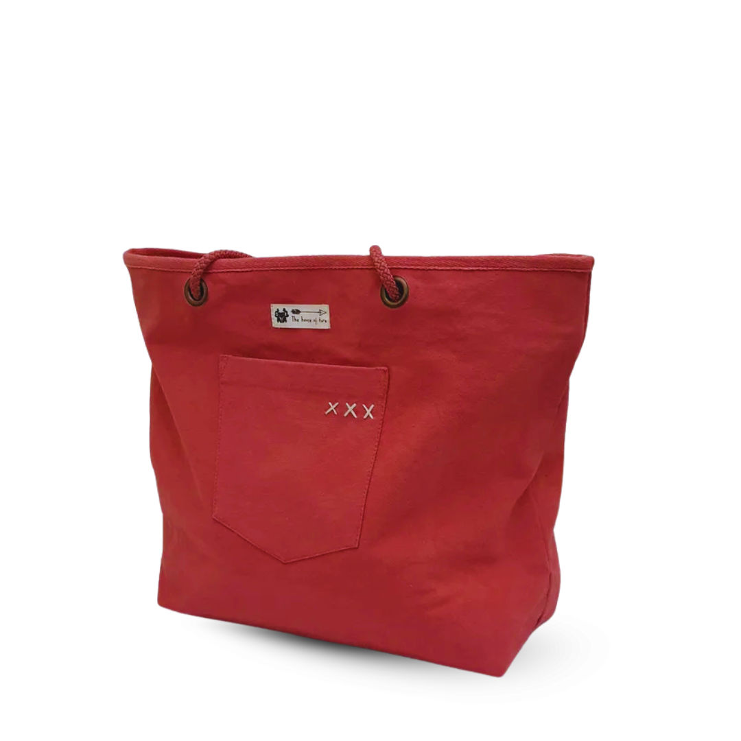 Pink Women Tote Bag - Stylish Canvas Accessory
